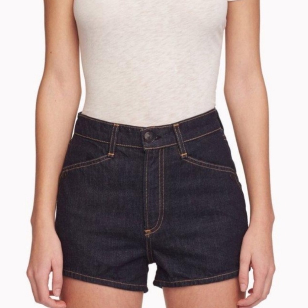 rag & bone Dark Blue Women's Shorts
